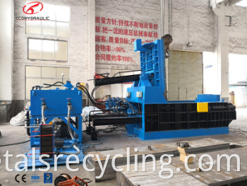 Y81f-160 Ecohydraulic Aluminum Scraps Recycling Baler (factory)